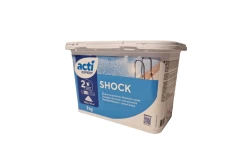 Acti Acti Shock Chloorpoeder 1kg -Zwembaduitrusting Winkel acti acti shock chloorpoeder 1kg 2