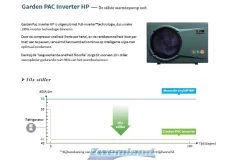 Garden PAC Garden Pac Inverter R32 20.4kW 220v 50-95m3 Zwembad Warmtepomp -Zwembaduitrusting Winkel garden pac garden pac inverter r32 204kw 220v 50 9 4