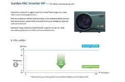 Garden PAC Garden Pac R32Inverter8,4kW 220v 20-40m3 Zwembad Warmtepomp -Zwembaduitrusting Winkel garden pac garden pac r32 inverter 84kw 220v 20 40 4