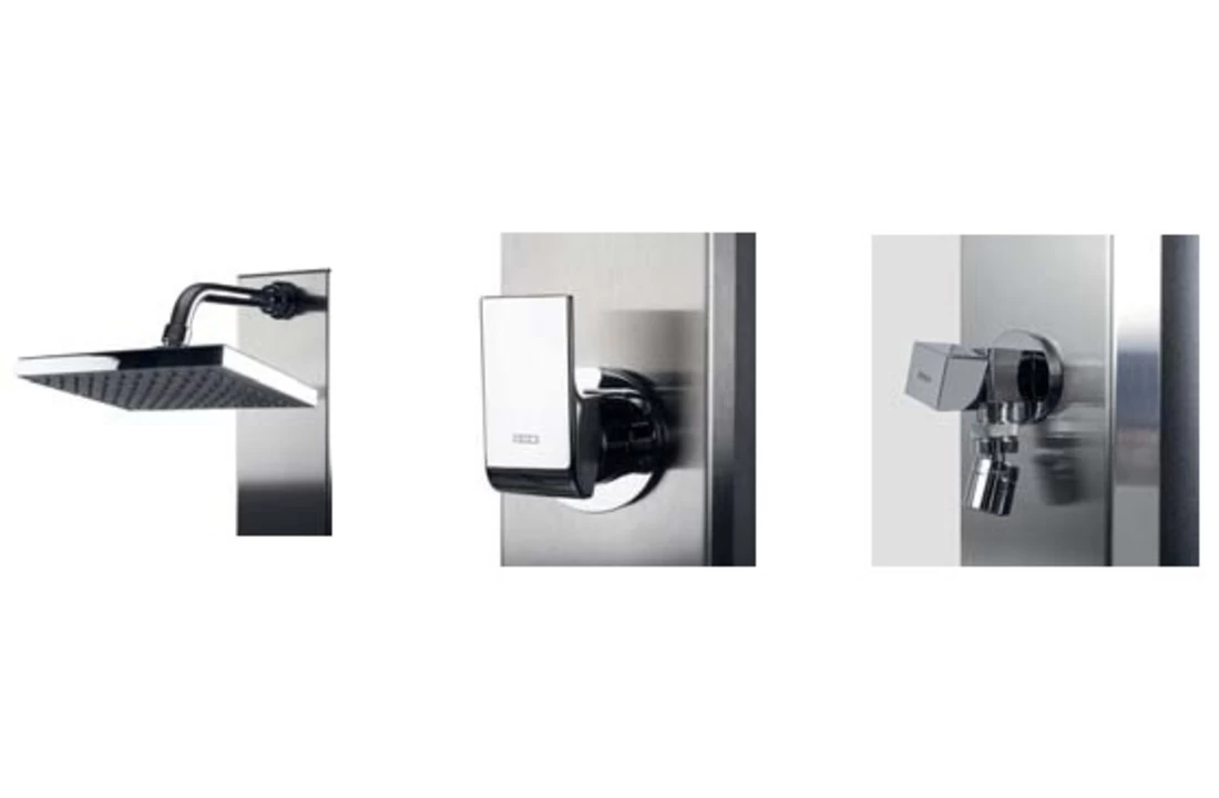 Inox Solar Douche Met Voet Spoeler 4 Inox Solar Douche Met Voet Spoeler - Afbeelding 2