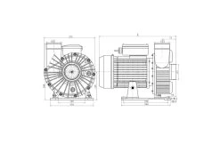 Jet Vag Jet Vag Jetstreampomp 3PK 220V 60m3 Per Uur -Zwembaduitrusting Winkel jet vag jet vag jetstreampomp 3pk 220v 60m3 per uu 3