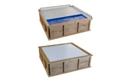 Zwembaduitrusting Winkel 37 Proswell Houten Zwembaden Houten Kinderzwembad Pistoche 2 X 2 X 0.64 Meter