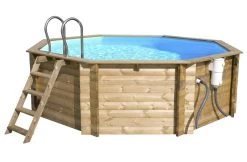 Proswell Houten Zwembaden Tropic Houten Zwembad Octo 4.14 X 1.20 Meter