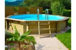 Proswell Houten Zwembaden Tropic Houten Zwembad Octo 4.14 X 1.20 Meter -Zwembaduitrusting Winkel proswell houten zwembaden tropic houten zwembad oc 12