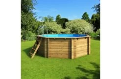 Proswell Houten Zwembaden Tropic Houten Zwembad Octo 4.14 X 1.20 Meter -Zwembaduitrusting Winkel proswell houten zwembaden tropic houten zwembad oc 14