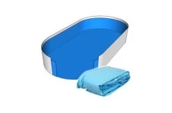 Zwembaduitrusting Winkel 41 Unipool Zwembaden Unipool Liner - Ovaal - 1,2 M Hoogte