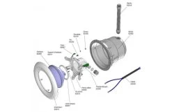 Weltico Weltico Elegance Onderwaterlamp 300W Beton/Liner -Zwembaduitrusting Winkel weltico weltico elegance onderwaterlamp 300w beton 1