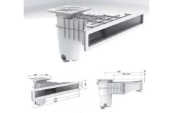 Weltico Weltico Skimmer A800 Hoogwaterlijn Wit - Prefab En Paneelbaden -Zwembaduitrusting Winkel weltico weltico skimmer a800 hoogwaterlijn wit pre 3